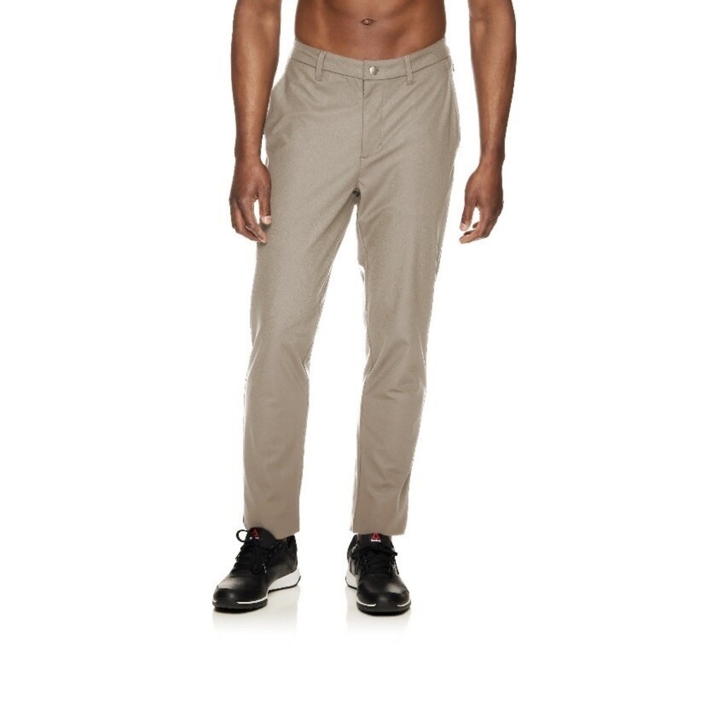 Reebok Mens Anchor Five Pocket Pants 40x32 New with Tags Humus Tapered Wicking